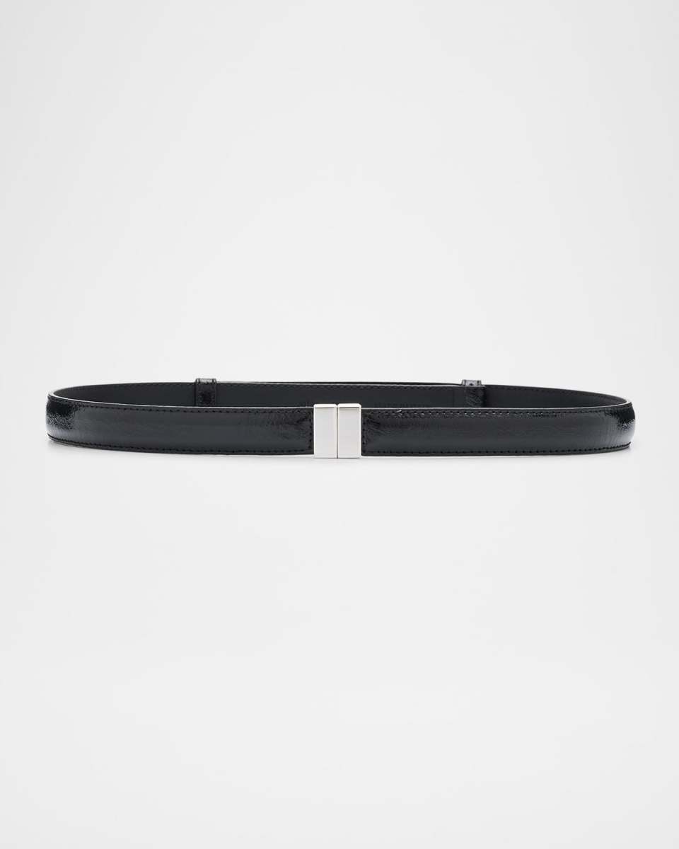 Slide Clasp Naplak Leather Belt